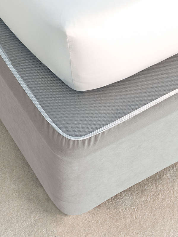 Suede Bedwrap - Grey