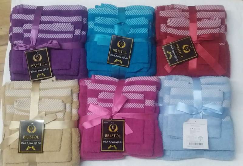 Plush Peacock 3PC Towel Set