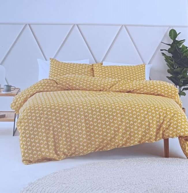Marlow Mustard Duvet Cover Set