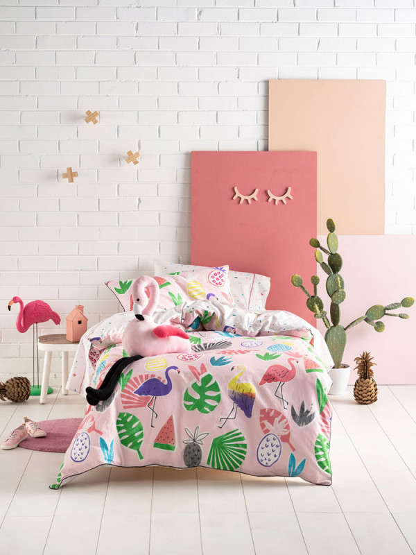 Flamingo Beach Jinx Duvet Cover Set