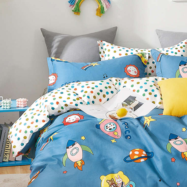 Space Adventure Kids Club Duvet Cover Set