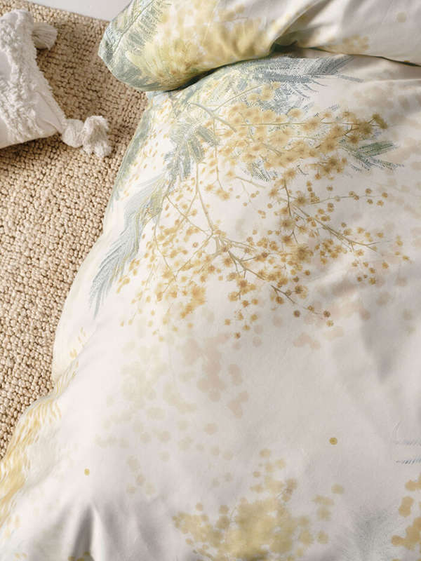 Mimosa Yellow Duvet Cover Set