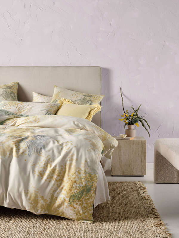 Mimosa Yellow Duvet Cover Set