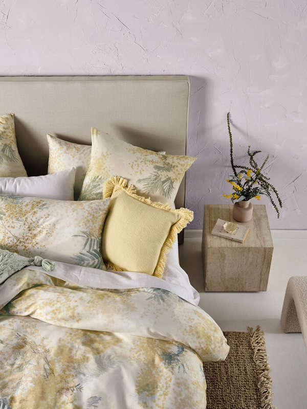 Mimosa Yellow Duvet Cover Set