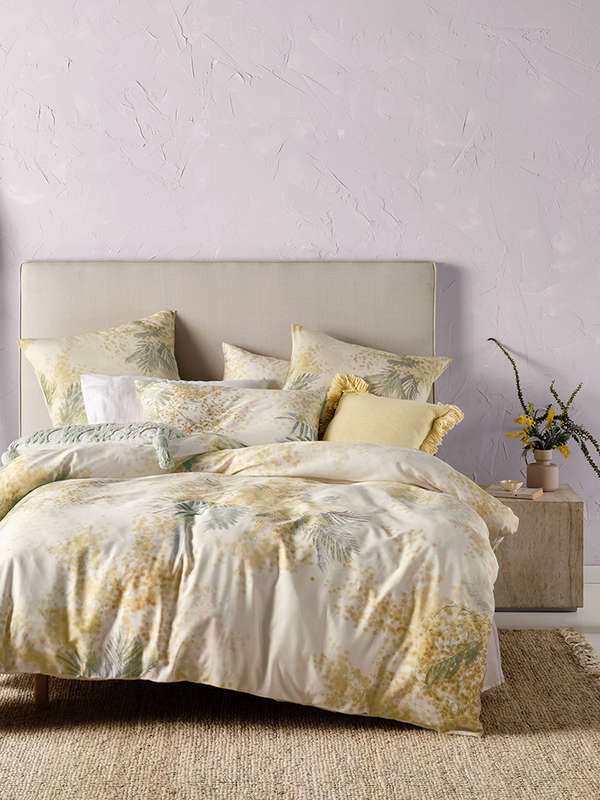 Mimosa Yellow Duvet Cover Set