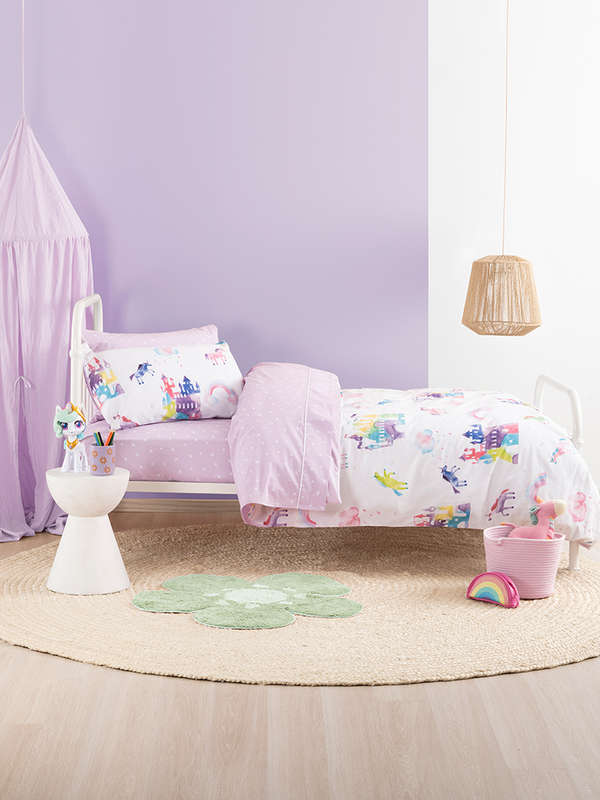 Unicorn Castle Duvet Cover Set