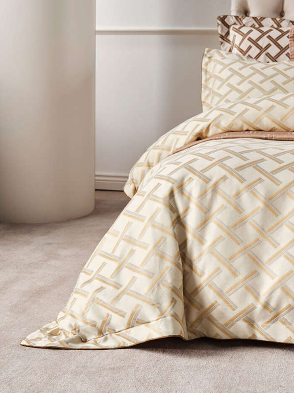 Valeria Champagne Duvet Cover Set