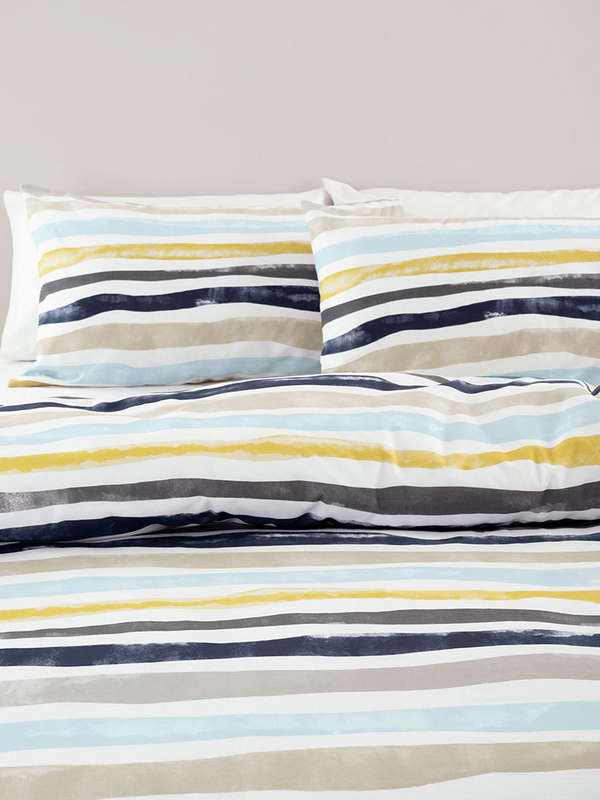 Brock Mustard Duvet Cover Set