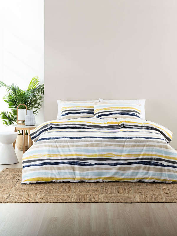 Brock Mustard Duvet Cover Set