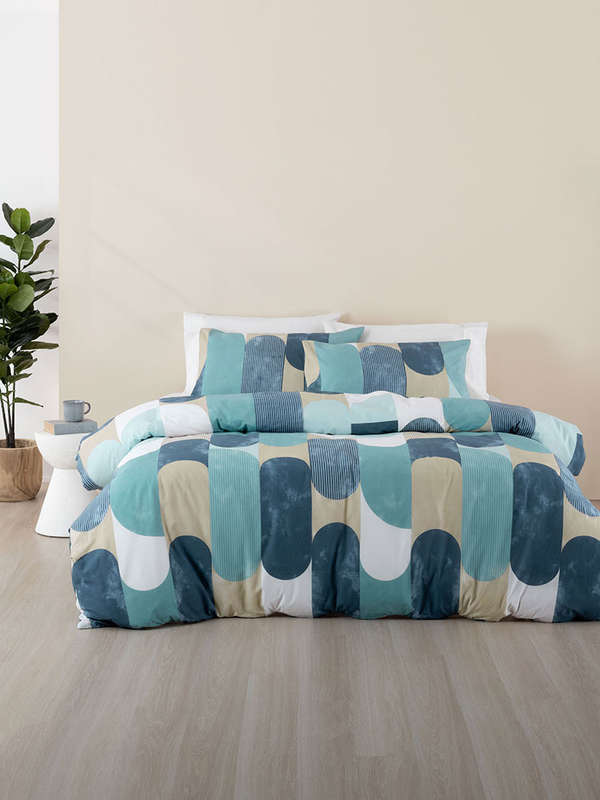 Sinclair Teal Duvet Cover Set