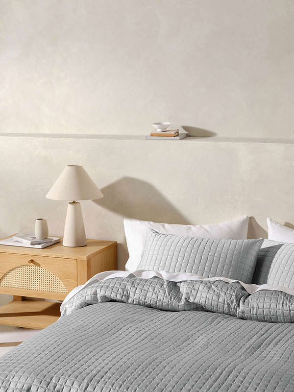 Verona Silver Coverlet Set