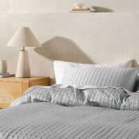 Verona Silver Coverlet Set