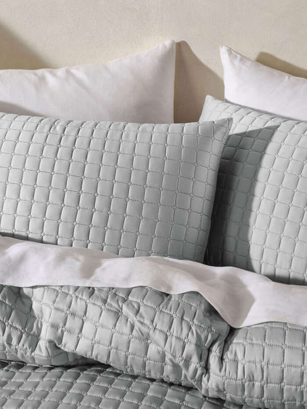 Verona Silver Coverlet Set