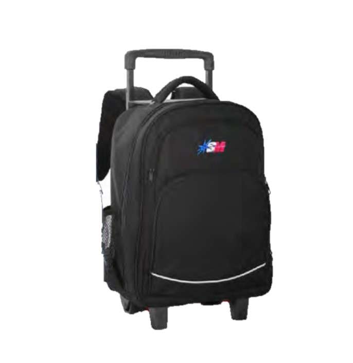 Boomerang Medium Trolley Backpack -Black (S-2946)