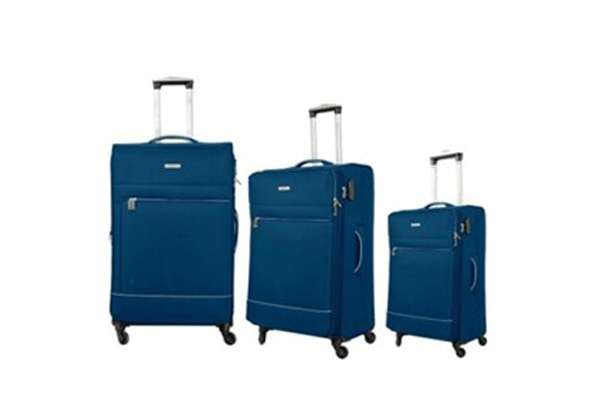 Tosca Platinum 3PC Trolley Case-Blue