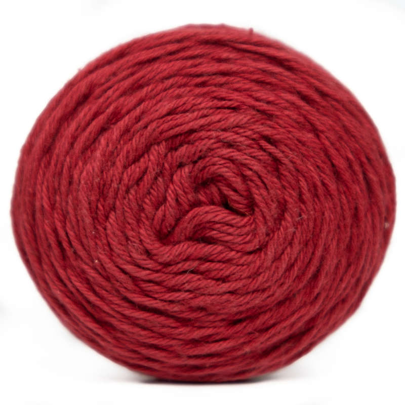 Elle Cottons Double Knit Plain 50G Colour 018- Ruby