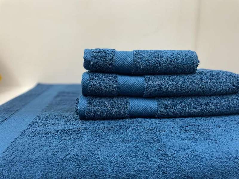 Luxury Indulgence 630gsm 100% Cotton Towels - Navy