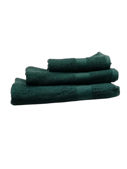 Egyptian Cotton Hunters Green Towels