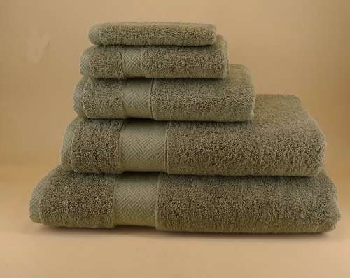 Luxury Indulgence 630gsm 100% Cotton Towels - Khaki