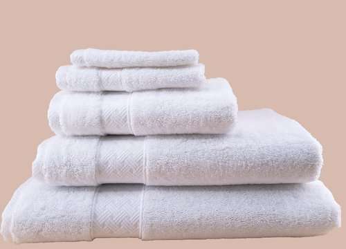 Luxury Indulgence 630gsm 100% Cotton Towels - White