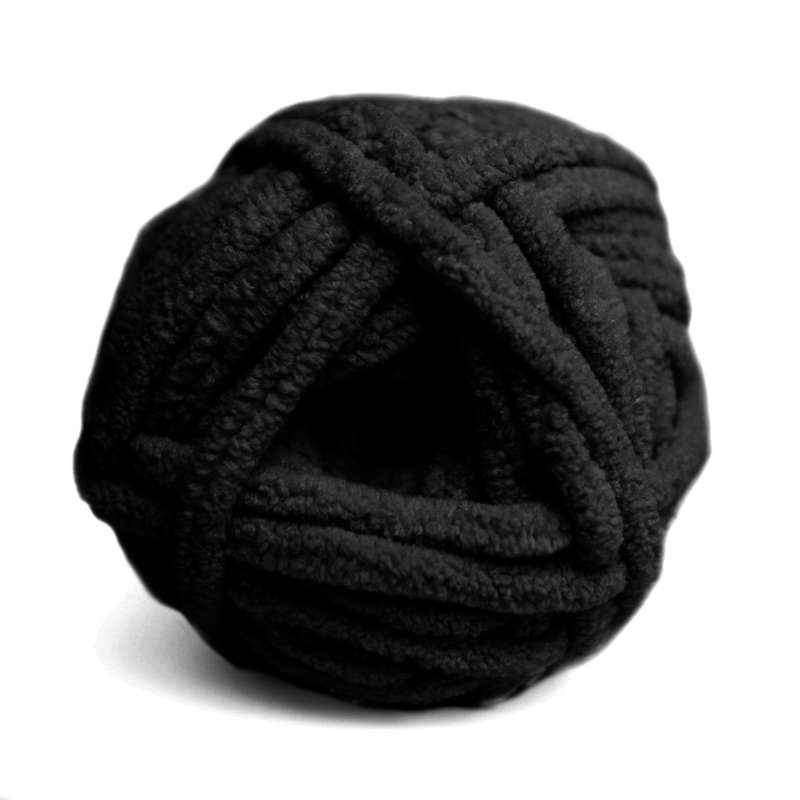 Elle Velour Solid 100g - 017 Black