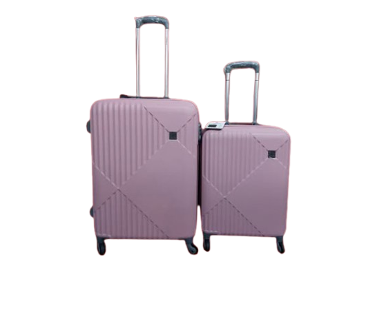 Tosca Saphire 2pc Trolley Case-Pink