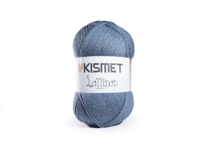 LOLLIPOP VEZUVO ARAN 400g  COLOUR 49 MELANGE DENIM