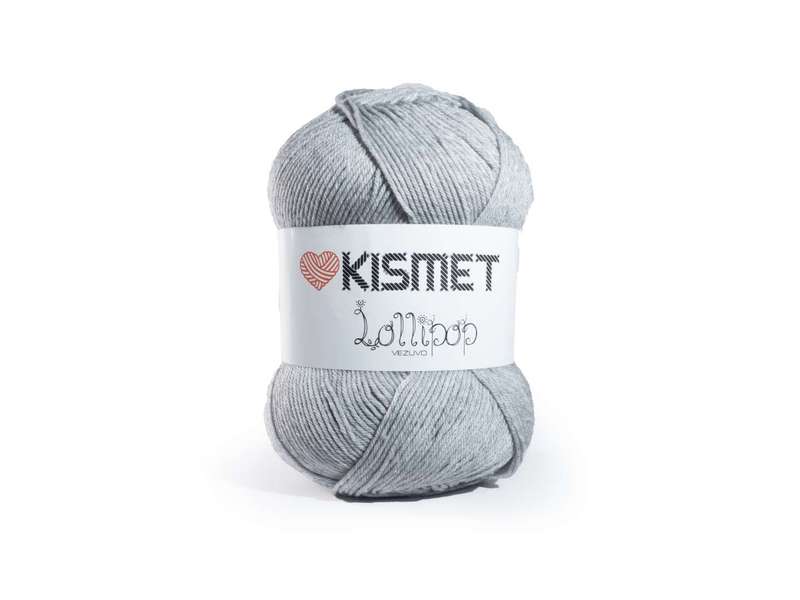 LOLLIPOP VEZUVO ARAN 400G  COLOUR 3 SILVER GREY