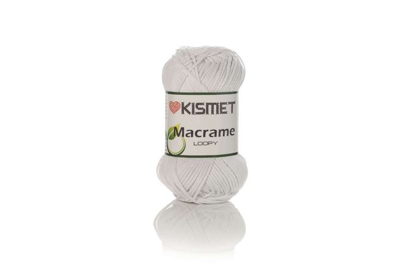 MACRAME COLOUR 401 200g WHITE