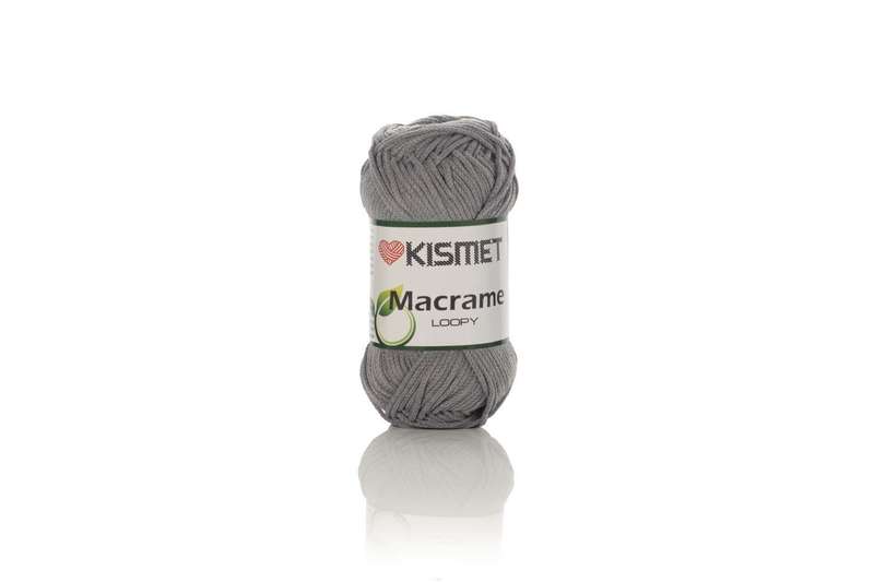 MACRAME COLOUR 101 200g  LIGHT GREY
