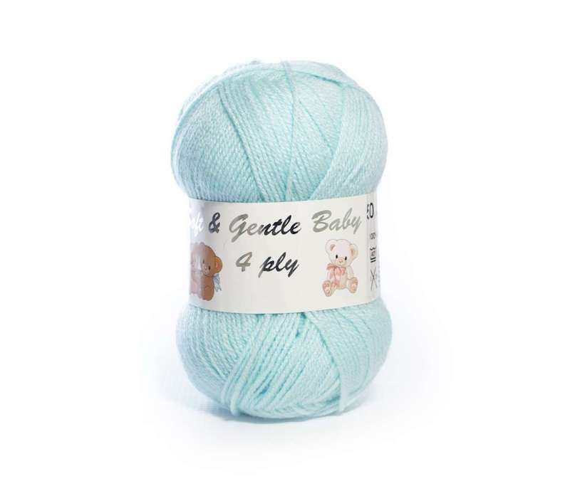 SOFT &amp; GENTLE BABY 4PLY COLOUR BB7 50g  AQUA