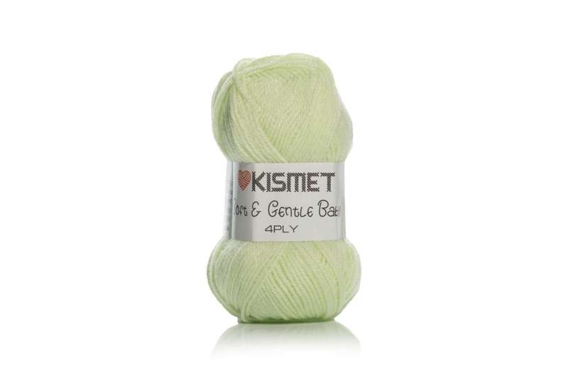 SOFT &amp; GENTLE BABY 4PLY  COLOUR BB15 50g     LIME