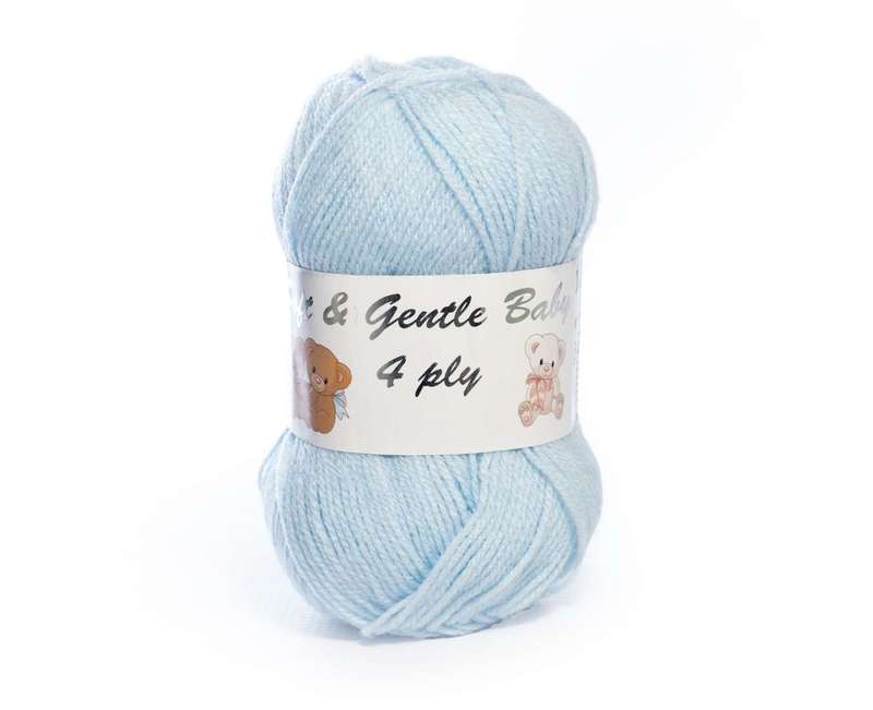 SOFT &amp;GENTLE BABY 4PLY COLOUR BB5 50g   PALE BLUE