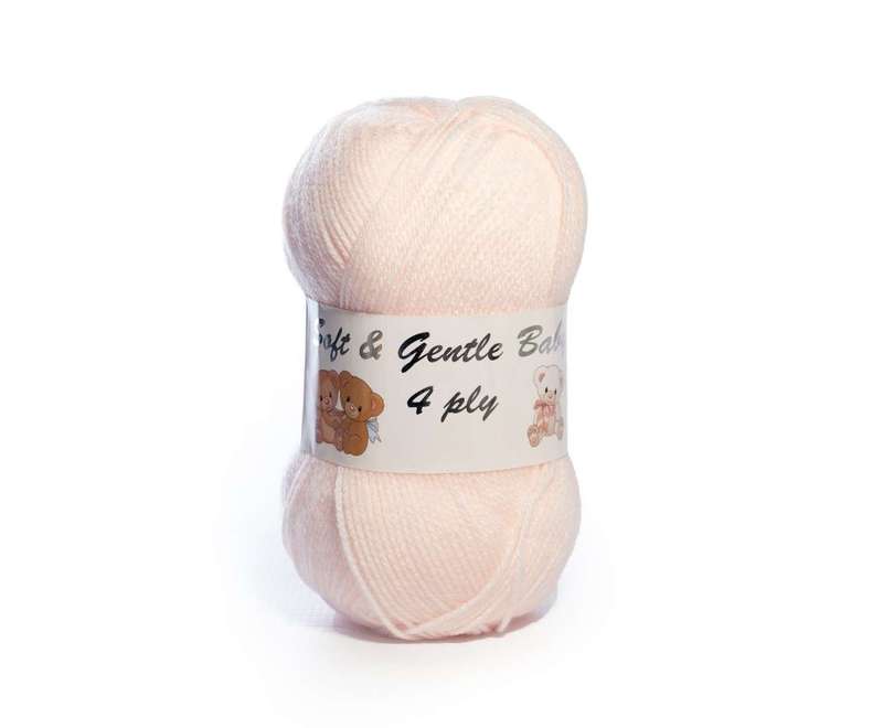 SOFT &amp;GENTLE BABY 4PLY COLOUR BB8 50g   PALE APRICOT