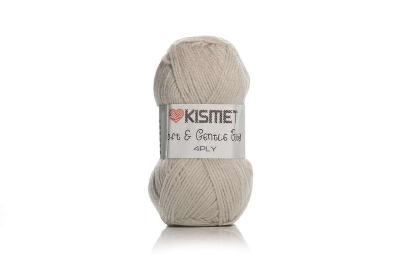 SOFT&amp; GENTLE BABY 4PLY COLOUR BB12  50g   BEIGE