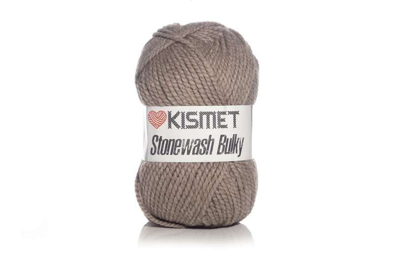 STONEWASH BULKY  COLOUR SB45 400g  CAPPUCCHINO