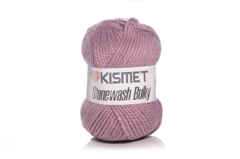 STONEWASH BULKY  COLOUR SB47 400g  MELANGE CORAL