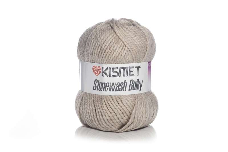 STONEWASH BULKY  COLOUR SB02 400g  BEIGE
