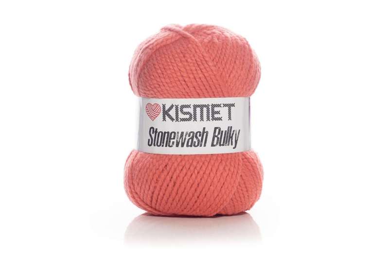STONEWASH BULKY  COLOUR SB11224 400g  SALMON