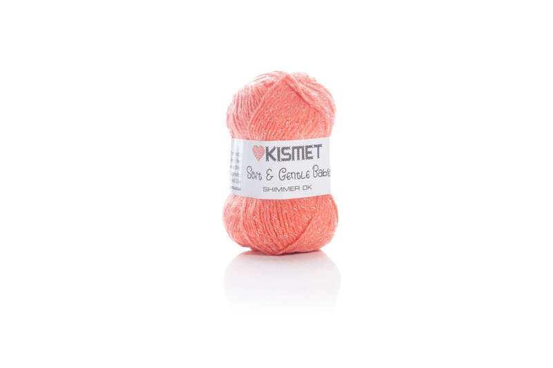SOFT &amp; GENTLE BABY SHIMMER DK COLOUR BB11 50g  SALMON
