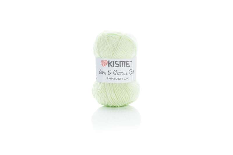 SOFT &amp;SOFT&amp;   GENTLE BABY SHIMMER DK COLOUR BB15 50g   LIME