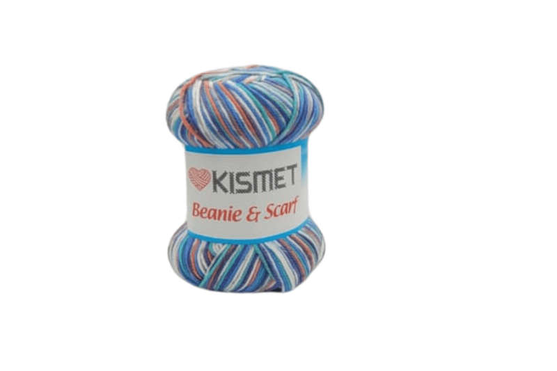 Beanie &amp; Scarf  250g colour 906