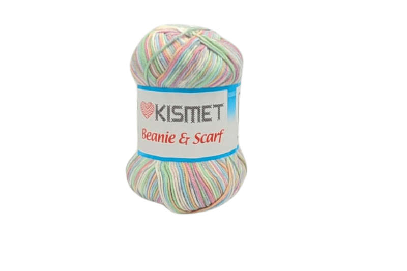 Beanie &amp;Scarf  250g colour 908