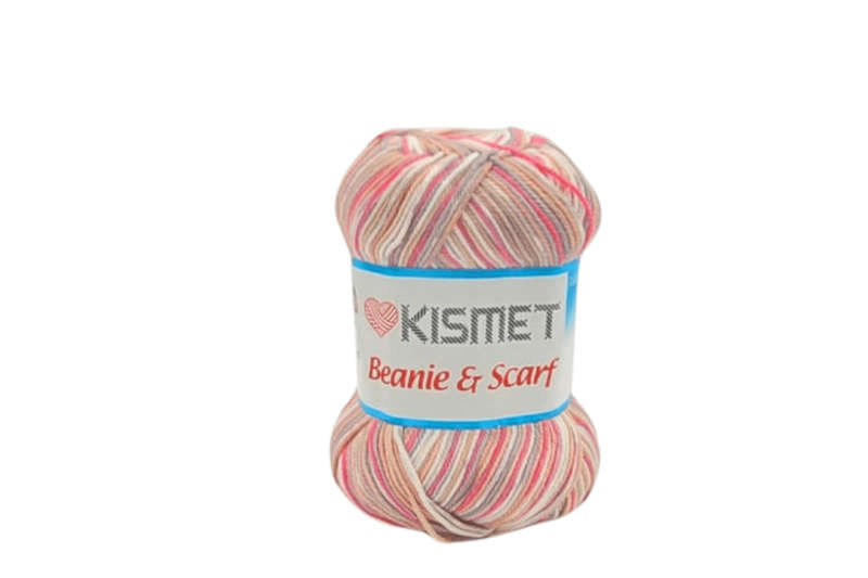 Beanie &amp; Scarf 250g   colour 910