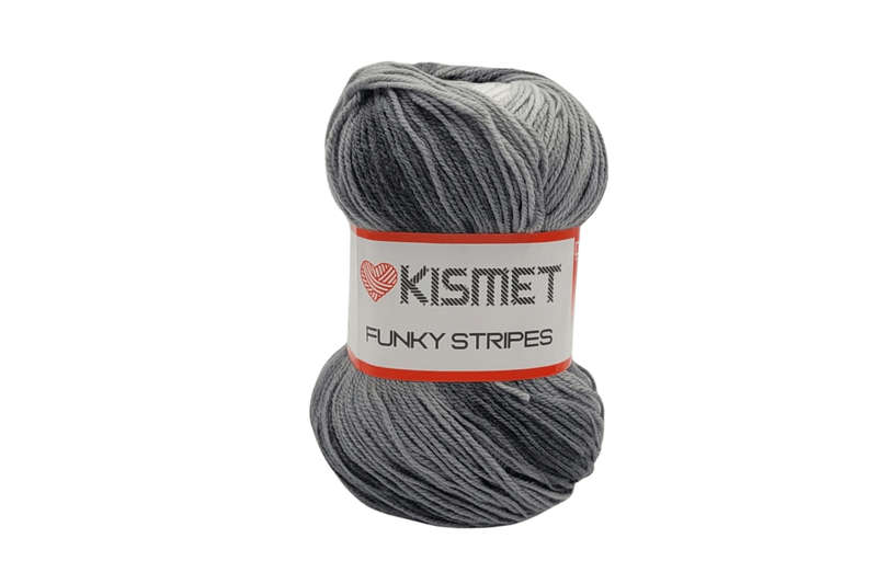 FUNKY STRIPES DK 100G COLOUR 214