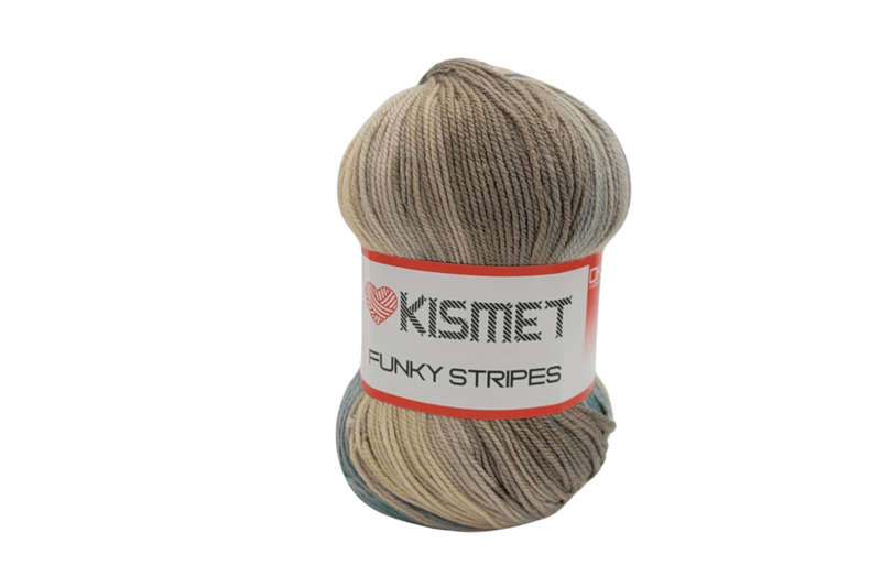 FUNKY STRIPES DK 100G COLOUR 210
