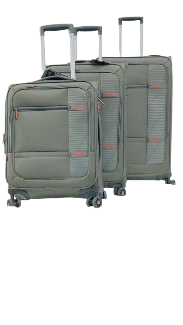 Travel Mate 3pc Trolley Case -Green