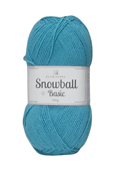 Snowball Basic 100g Wool-Light Turquoise