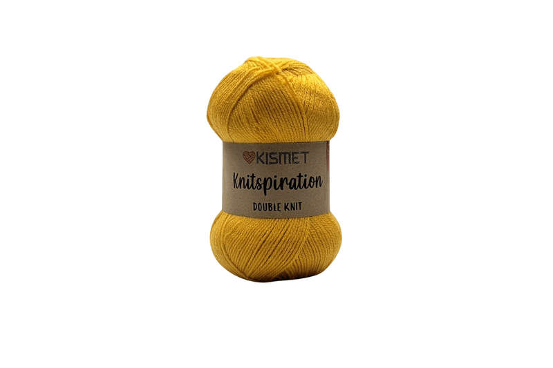 KNITSIRATION DK100g  COLOUR K43  MUSTARD YELLOW