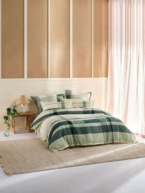 Levon Duvet Cover Set Jade